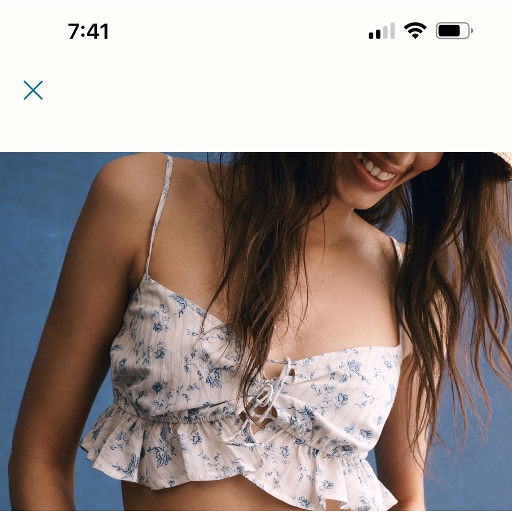 The Colette Cropped Wide Leg Denim